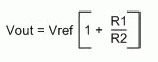 Equation 1. VOUT Formula.