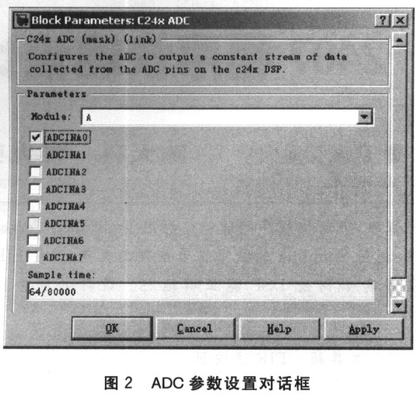 ADC設(shè)計對話框