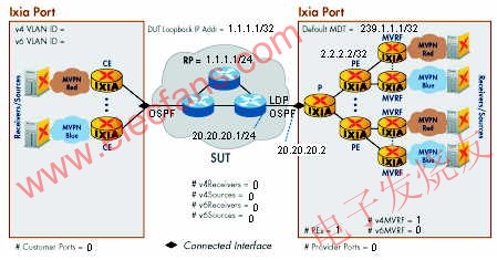 MulticastVPN測試示意  www.asorrir.com