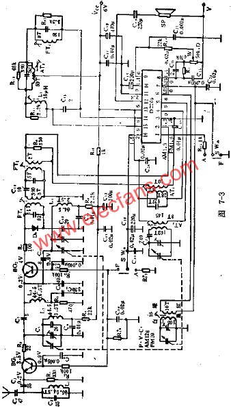 D2204單片調頻調幅收音機電路的應用  www.asorrir.com