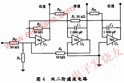 雙二階環濾波電路 www.asorrir.com