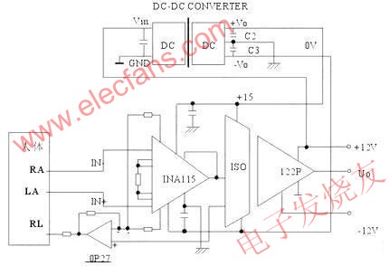 病人ECG監護電路  www.asorrir.com