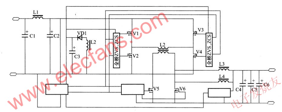ZVS、ZCS 同步整流控制電路的原理圖 www.asorrir.com