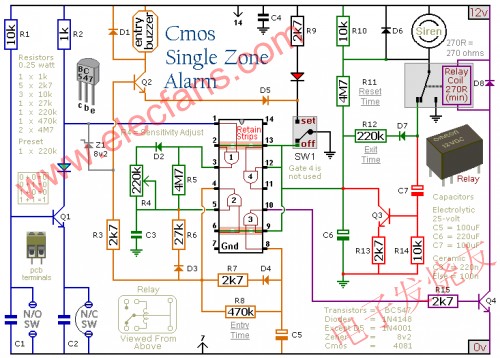 CMOS單防區(qū)報(bào)警器 www.asorrir.com