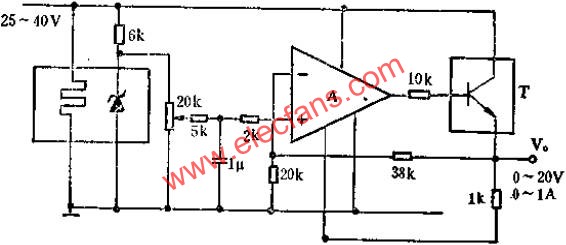 SW399組成的精密功率電源電路圖  www.asorrir.com