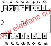 T331四線-十線譯碼器的應用線路圖  www.asorrir.com