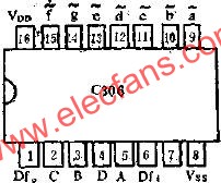 C306的管腳外引線排列和功用線路圖  www.asorrir.com