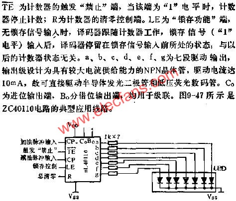 ZC40110電路的典型應用線路圖  www.asorrir.com