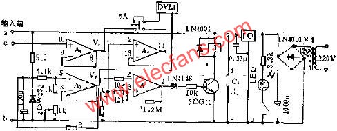 溫度傳感器應用電路圖  www.asorrir.com