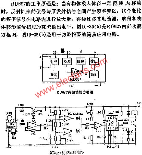 RD627多普勒傳感器集成電路的應(yīng)用  www.asorrir.com