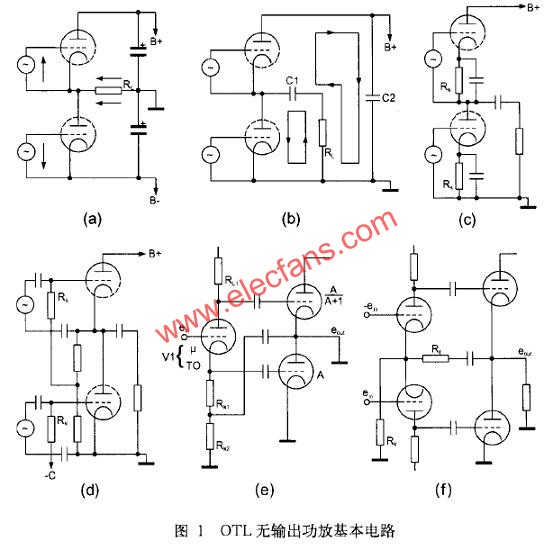 電子管OTL功放電路圖  www.asorrir.com