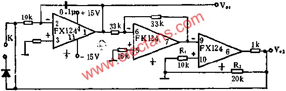FX124組成的多種波形發生器電路圖  www.asorrir.com
