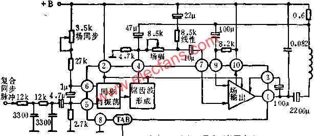 D1031內部功能方框圖及典型外圍電路圖  www.asorrir.com