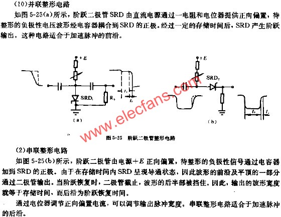 階躍二極管整形電路圖 www.asorrir.com