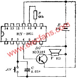 HY-2851門鈴線路 www.asorrir.com