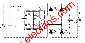 雙向開關(guān)前置的單相升壓APFC變換器主電路 www.asorrir.com