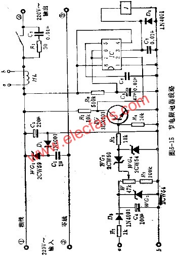 節電限電器電路圖  www.asorrir.com