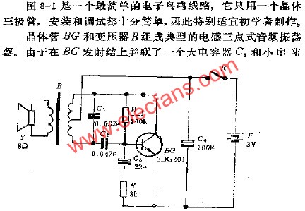 電子鳥鳴電路之一  www.asorrir.com