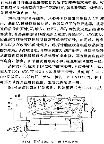 信號(hào)尋跡、發(fā)生兩用機(jī)印制板