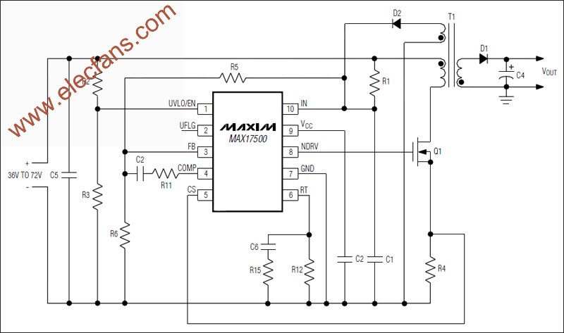 MAX17499/MAX17500電流模式PWM控制器 www.asorrir.com