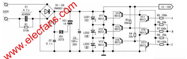 1W大功率發光二極管的實用驅動電源 www.asorrir.com