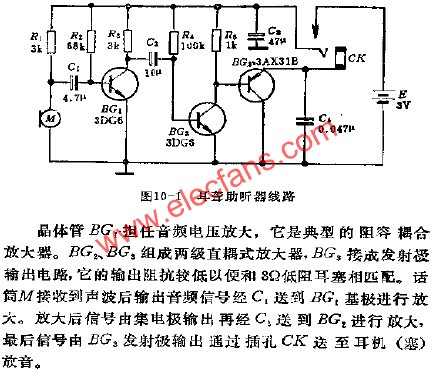 耳聾助聽器電路  www.asorrir.com
