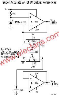LT1634典型應用電路圖  www.asorrir.com