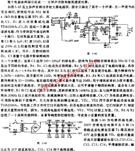 雙25W立體聲音頻功率放大器電路圖  www.asorrir.com