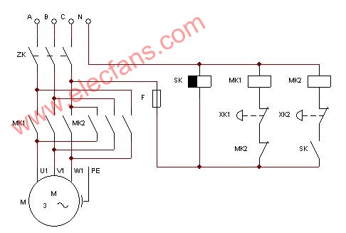 定時控制三相電動閥電路圖 http://www.asorrir.com