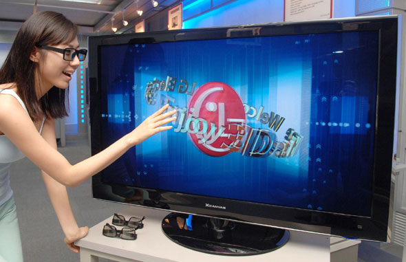 圖為:LG 3D LED電視 圖為:LG 3D LED電視