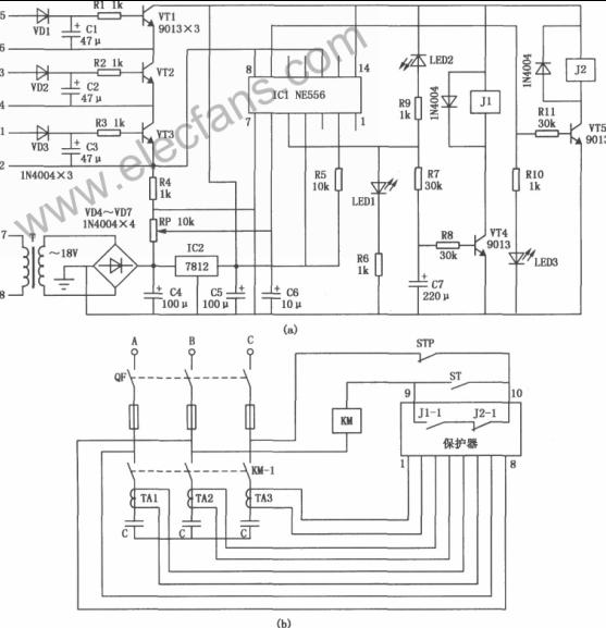 電力電容補償保護(hù)電路 www.asorrir.com