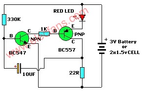 晶體管測試儀電路 http://www.asorrir.com