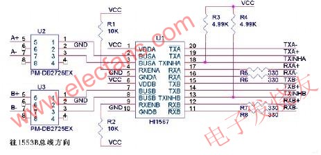 收發(fā)器變壓器電路圖 www.asorrir.com