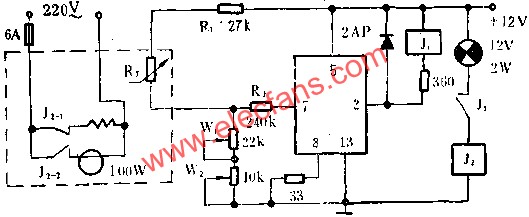 JEC-2組成自動恒溫箱電路圖 www.asorrir.com