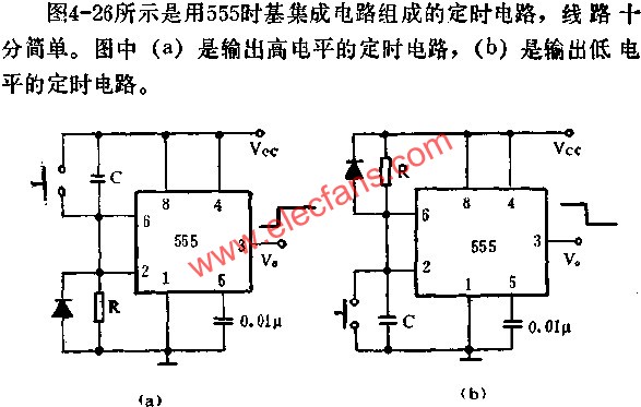 時基集成電路組成定時電路圖 www.asorrir.com