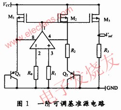 一階可調(diào)帶隙基準(zhǔn)源 www.asorrir.com