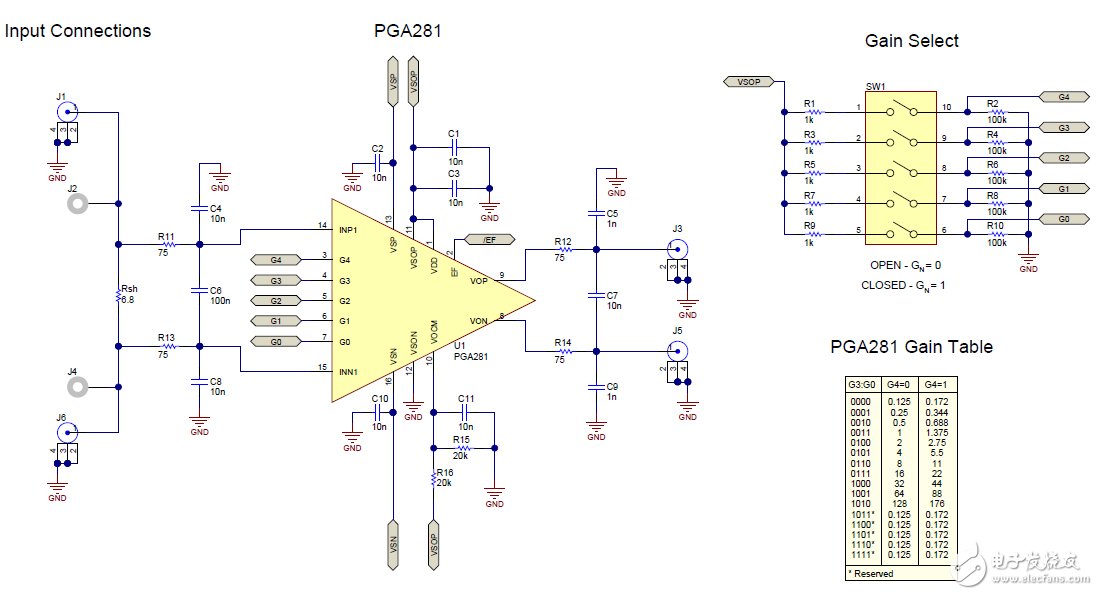 高側電流感測參考設計電路圖