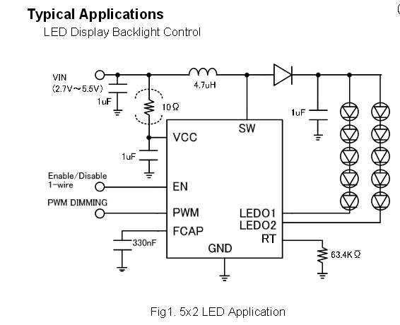 LV52207XA 雙通道可調恒流源LED驅動器