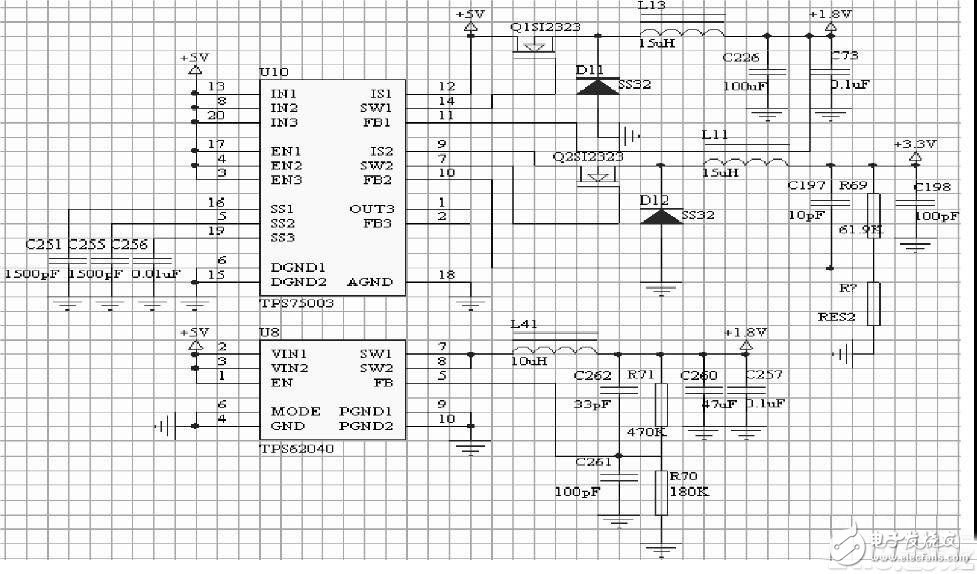 一種3G移動視頻監控系統電源電路圖