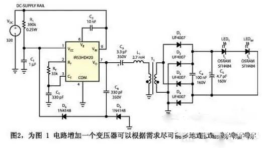 CFL鎮(zhèn)流器IC驅(qū)動LED應(yīng)用電路詳解