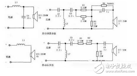音箱三分頻器電路圖（四款模擬電路設計原理圖詳解）