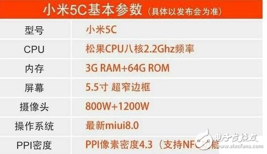 小米5c曝光：自主研發的處理器，安安兔跑分6.3W