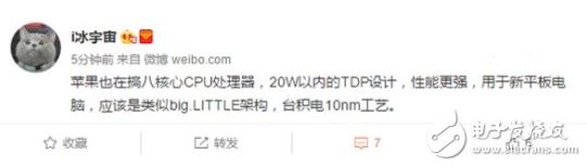 新iPad或將搭載蘋果正在研發的10nm工藝八核處理器