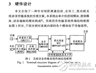 基于M—Power500的無線語音傳輸系統(tǒng)設(shè)計(jì)與實(shí)現(xiàn)