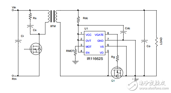 先進(jìn)的smartrectifiertm控制集成電路IR11662S