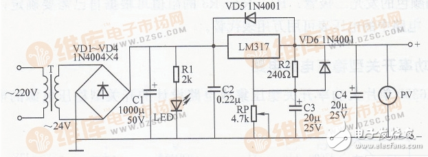 可調(diào)穩(wěn)壓電源電路圖大全（八款可調(diào)穩(wěn)壓電源電路設(shè)計(jì)原理圖詳解）