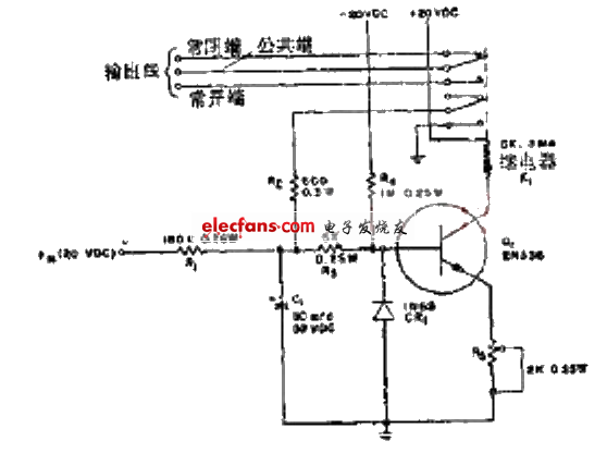 步進開關脈沖發生器電路的電路圖