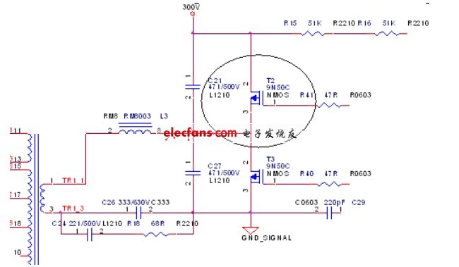 典型的開關(guān)電源原理圖。(電子系統(tǒng)設(shè)計)