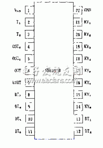 MN6930B的引腳圖