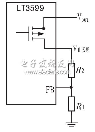 圖5 用FB 管腳設(shè)計(jì)過壓保護(hù)電路